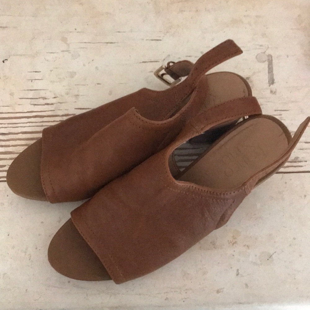 Brown Franco Sarto heeled sandals